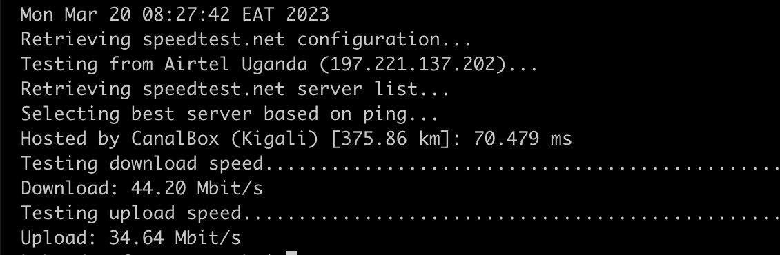 ssmusoke's tweet photo. #InternetSpeed comparisons 

20Mbps dedicated from @LiquidInTechUG with fibre vs @Airtel_Ug #XstreamPlus for business shared via Microwave

One is over 5x the price of the other 

Which one would you go for? Fortunately the ping &amp; speed checks are against similar locations https://t.co/qZN4nJtw8C