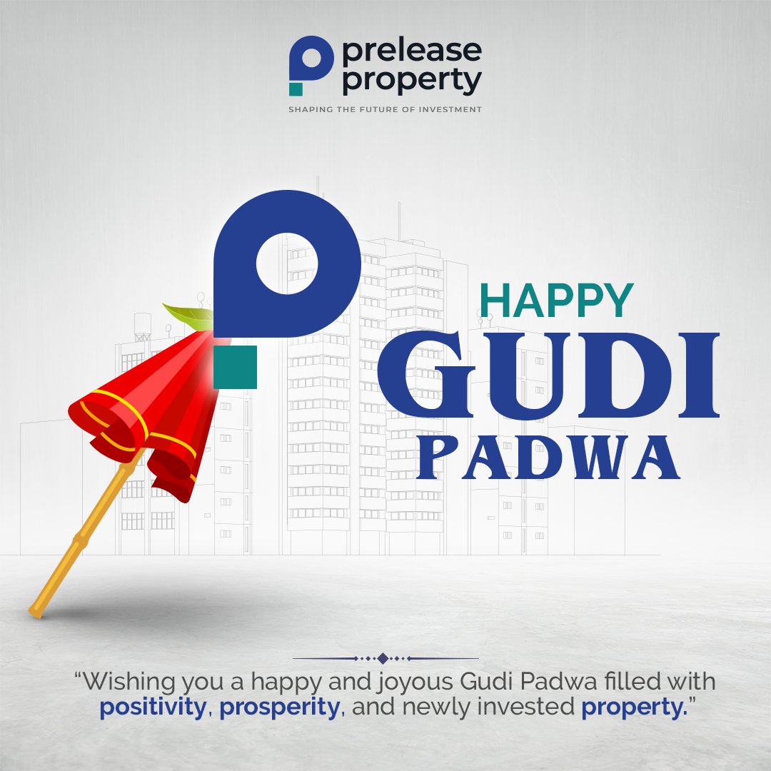 PreleaseIndia's tweet photo. May this Gudi Padwa bring you abundant blessings and a brand new beginning in the form of a new property.
Here's wishing you happiness, prosperity, and positivity in all your endeavors. 
Happy Gudi Padwa!✨
.
.
 #gudipadwa #gudipadwa2023 #GudiPadwaOffer #gudipadwaspecial https://t.co/9mhnn5pa38
