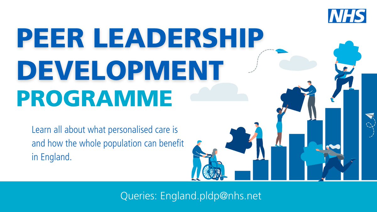 Are you living with a long-term condition or a carer who would like to use your lived experience to inspire, encourage and empower others to shape and influence health and care services?

Why not consider our Peer Leadership Development programme: england.nhs.uk/personalisedca…