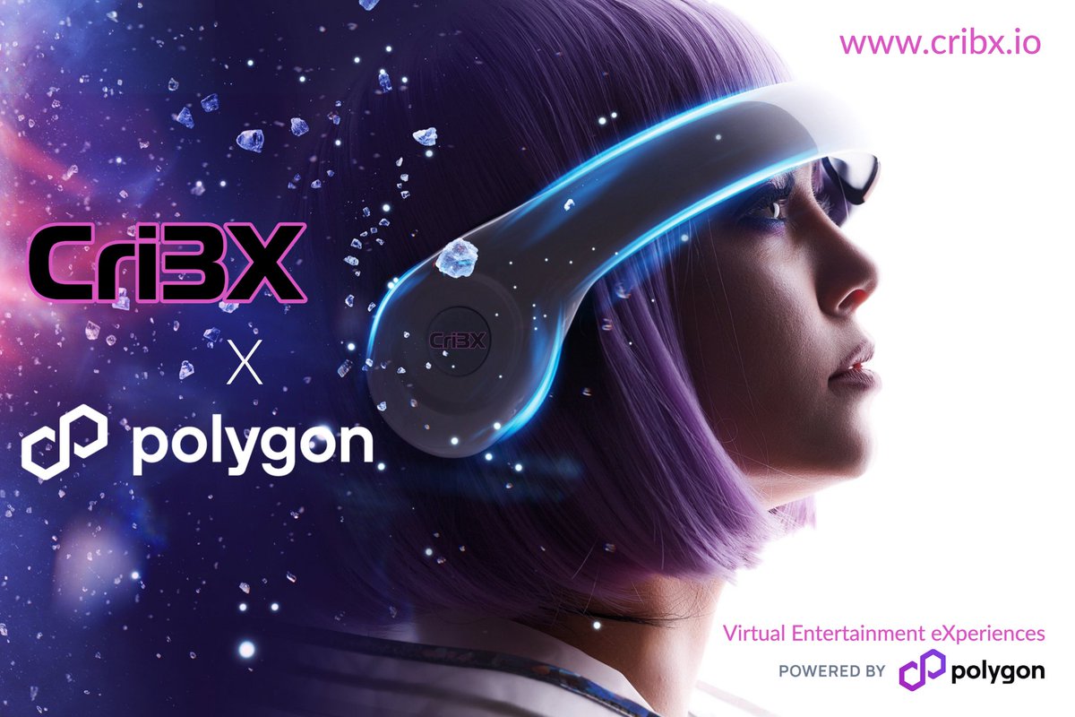 Virtual Entertainment has landed at <a href="/cribx_official/">CRIBX | Virtual Entertainment eXperiences</a>! 

#CRI3X join forces with <a href="/0xPolygon/">Polygon</a> powering Virtual Cinema chain &amp; Hollywood Film IP gaming eXperiences on Metaverse Partner platforms!

Helmed by @theanthonyhayes Director of GOLD starring Zac Efron!

cribx.io