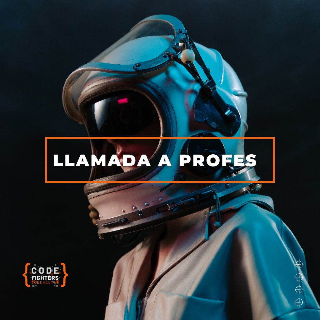 SomosCodenautas's tweet photo. 🚀¡¡LLAMADA A PROFES PARA PARTICIPAR EN CODEFIGHTERS!!🚀
Participa con tus alumn@s en #Codefighters, la primera competición online de #programación para niñ@s y jóvenes de 6 a 16 años.
✨¡Hay un montón de premios interestelares!✨
👇Más información https://t.co/Q44UilSyB8 https://t.co/6lX55TTEUd