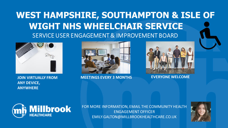 Our West Hampshire, Southampton and Isle of Wight service user engagement board is happening this morning at 10am. This will be held virtually via MS Teams. You can join from anywhere, from any device! Want to join? Pop an email over to our Cheo (details below) by 9.40am