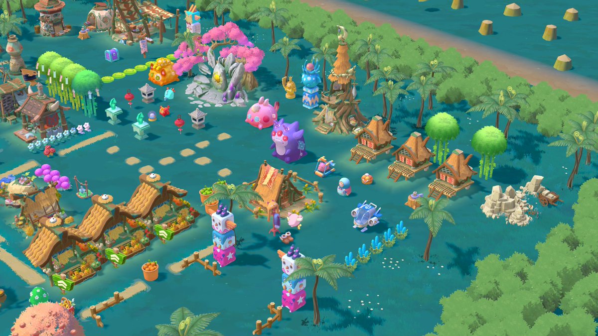 anvi159's tweet photo. Also missing my village, I love every things cute on this game and addicted to decorating those items too.
#AxieLandDesign
#AxieHomeland
#AxieInfinity https://t.co/zGZkkGdAgI