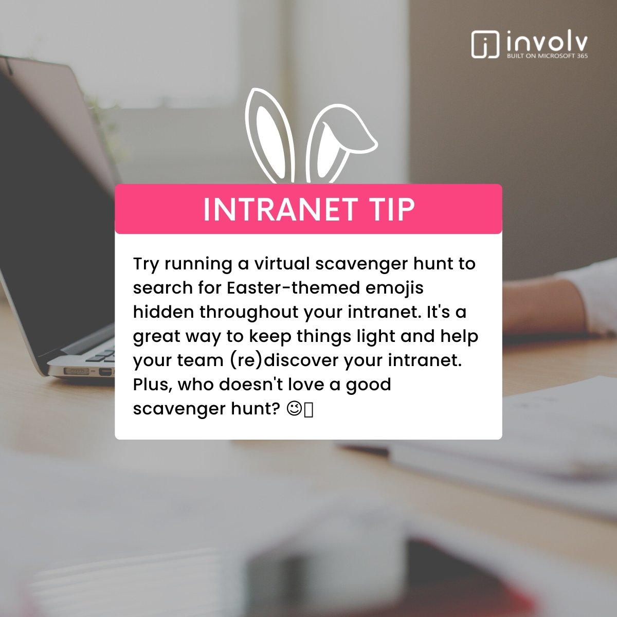Easter is just around the corner! 🐰🐣🌷 
What better time to boost engagement on your company's intranet than with a fun competition? 

#Easter2023 #IntranetEngagement #IntranetTips