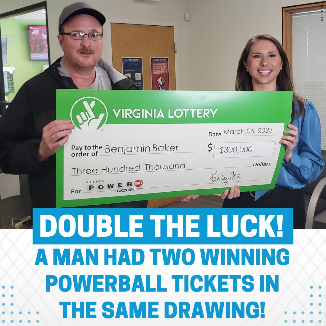 DOUBLE LUCKY: Out of the 10 tickets bought by Ben Baker, two of them were winners.
Story: https://t.co/mGZm5Ff7U5 https://t.co/TuALv55FPf