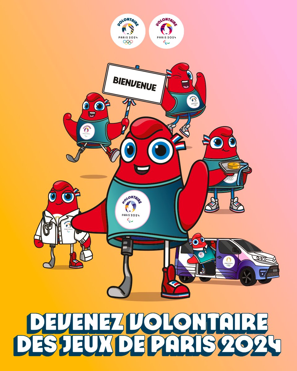 Eurosport France on Twitter "🤗 Paris2024 recrute 45 000 volontaires