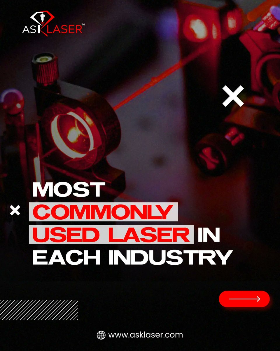 axionray_india's tweet image. Lasers are used across a wide range of industries, from manufacturing and medicine to entertainment and scientific research.

Now you know some of the most commonly used lasers in various industries.

#laser #industriallaser #medicallaser #militarylaser #entertainmentlasers
