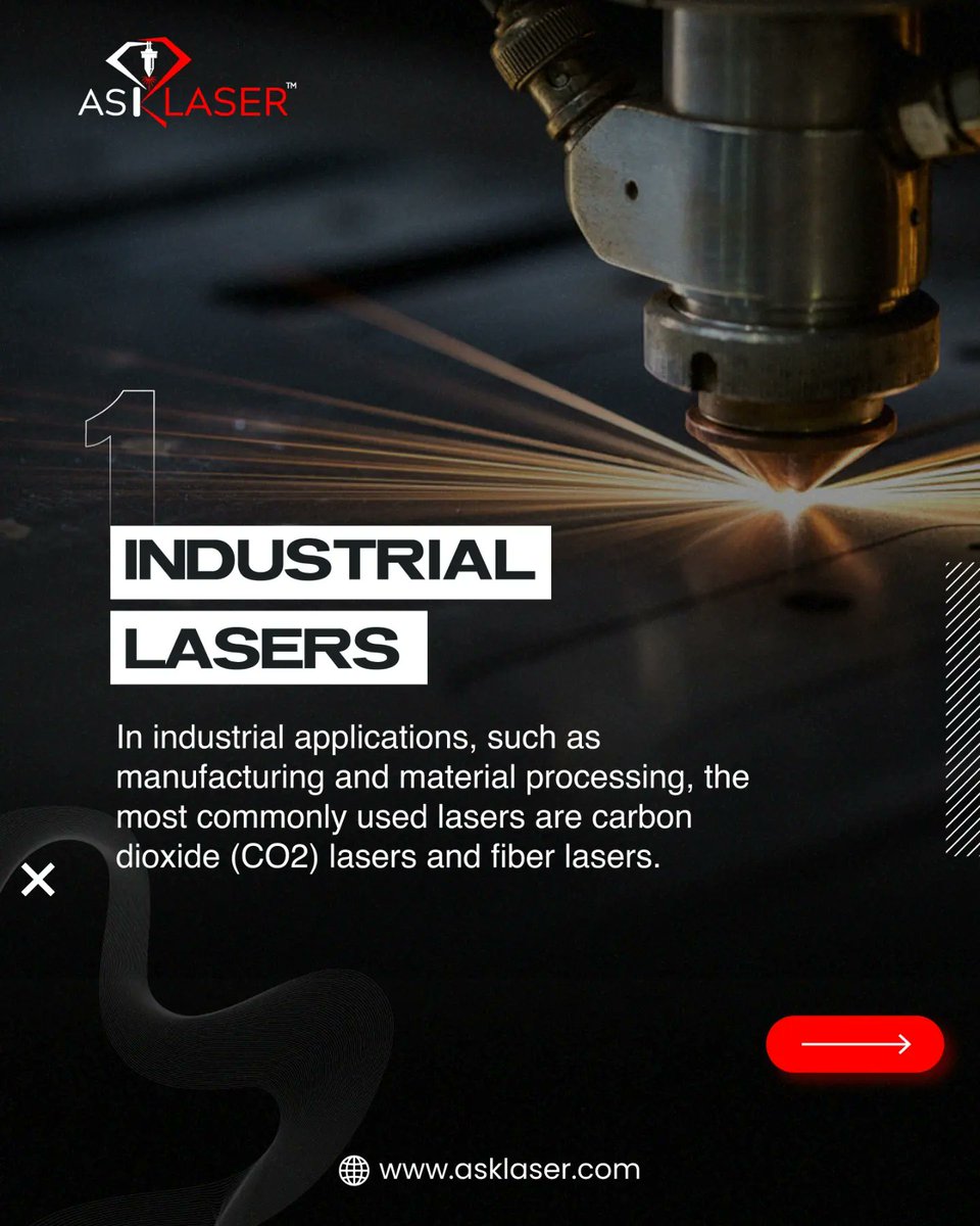 axionray_india's tweet image. Lasers are used across a wide range of industries, from manufacturing and medicine to entertainment and scientific research.

Now you know some of the most commonly used lasers in various industries.

#laser #industriallaser #medicallaser #militarylaser #entertainmentlasers