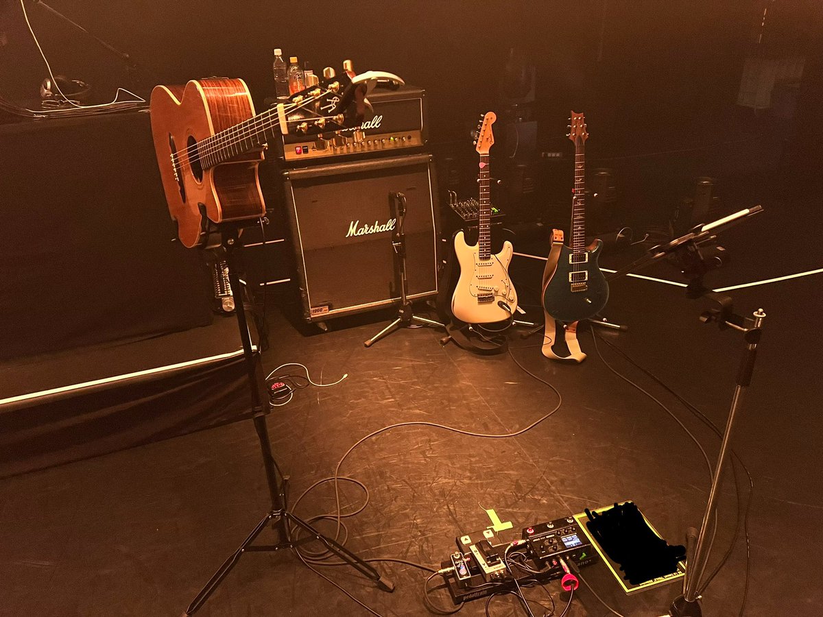 JOHN_Gtrist's tweet image. 会場リハー！！
要塞です、居心地良き！🙆‍♂️

本日渋谷Spotify O-EASTにてお待ちしております！！🔥

#SGproject #SG #ソギョン #FINALE