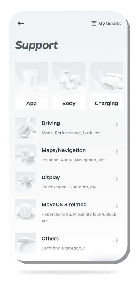 pati_debashis's tweet photo. @OlaElectric started taking appointments for the upgradation of the new front fork arm for free. U can book Ur appointment via  OLA Electric App by following the below steps shown in the attached Image. This facility is only available in Ur nearest EC, CCW
@Khalidaaalbadri @bhash https://t.co/00AogG66NJ
