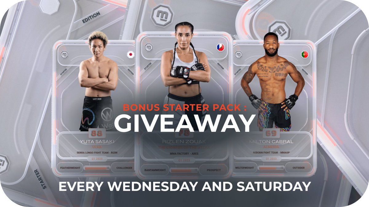 🥊 Get ready to conquer leagues in MetaFight

🎁 Try to win a Bonus Starter Pack

✅ To participate: Just RT this post
Make sure to follow <a href="/MetaFightOff/">MetaFight</a>

⏰ Results in 48 hours