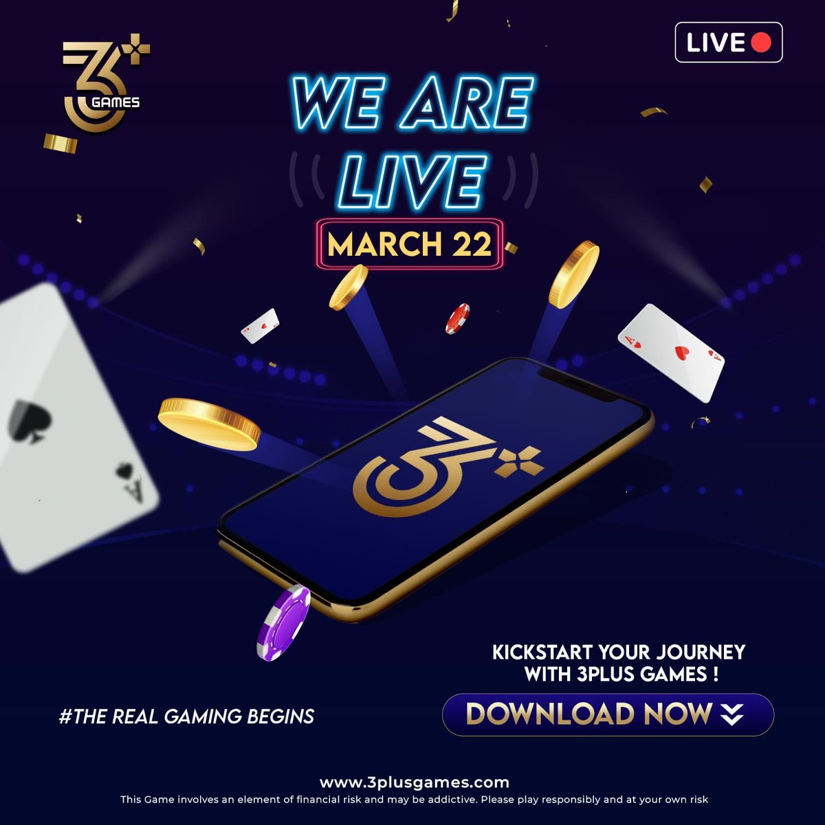 3plusGames's tweet image. Get Ready to Play: We're Live with 3Plus Games! 
Join Us Today For An Exciting Gaming Experience🤩🥳

So sit back, grab your controller, and get ready to play. We're live, and the adventure begins!!!!

#wearelive #onlinegaming #platform #mobilegaming #joinus #now #3plusgames