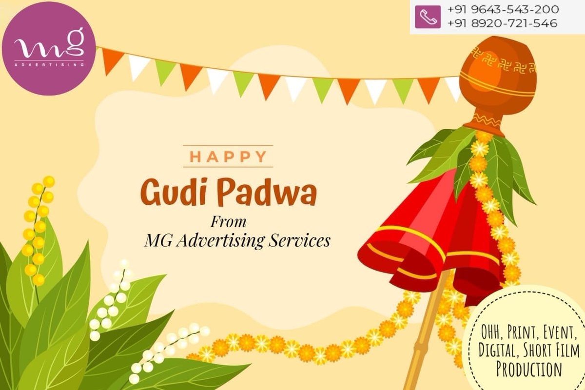 mgAdvertising3's tweet photo. Let us welcome the spring season with open arms and celebrate the beauty of nature on this Gudi Padwa. Happy Gudi Padwa!

#gudipadwa #satara #mumbai #gudipadwaspecial #ugadi #festival #maharashtra #marathi #maharashtrian #newyear #happygudipadwa #photography #rangoli https://t.co/oG7sINldve