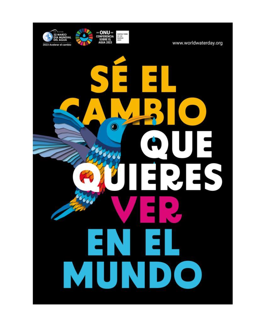El <a href="/IPCC_CH/">IPCC</a> subraya el impacto del cambio climático sobre la disponibilidad de agua (.ipcc.ch/languages-2/sp…)
Y NU recuerda que es un elemento precioso para la vida y  debemos cuidarla, velar por su uso racional y evitar su contaminación.
"Todos somos actores del cambio".