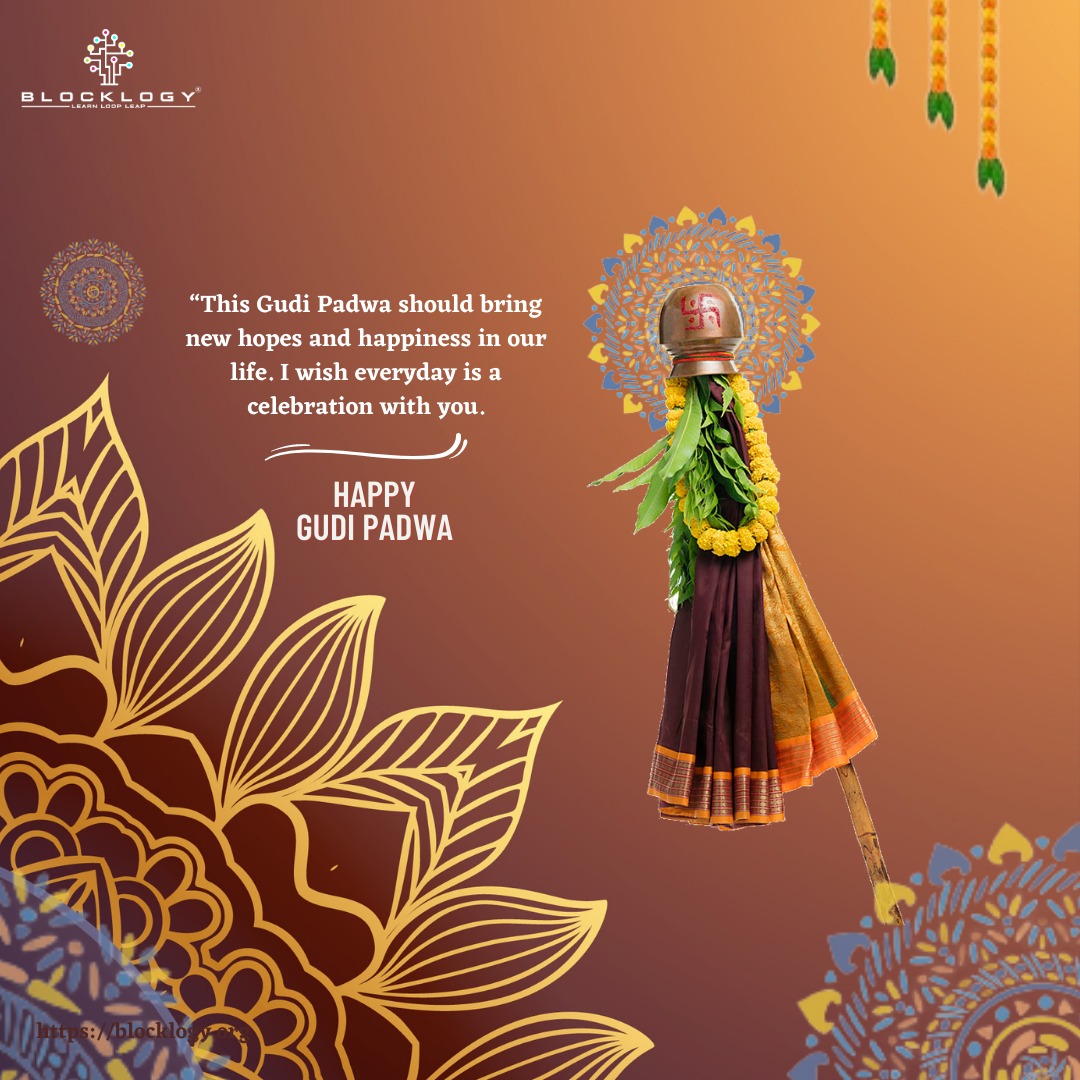blocklogy's tweet photo. This Gudi Padwa should bring new hopes and happiness in your life. We wish everybody is a celebration with you.

Happy Gudi Padwa From Team Blocklogy

#HappyGudiPadwa #blocklogy https://t.co/xrkt5rTyTI