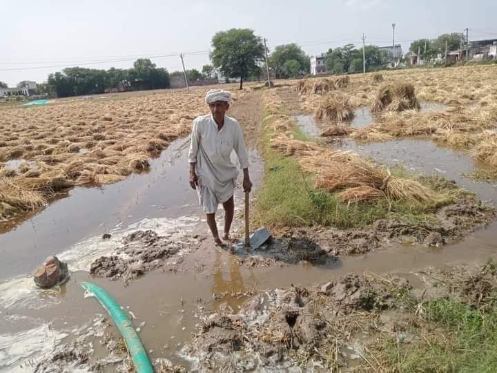 क्रिकेट मैच में बारिश आती है तो  ब्रेकिंग न्यूज़ बन जाती है, 
लेकिन किसानों के खेत में ओले भी गिर जाए तो कोई खबर नहीं बनती...