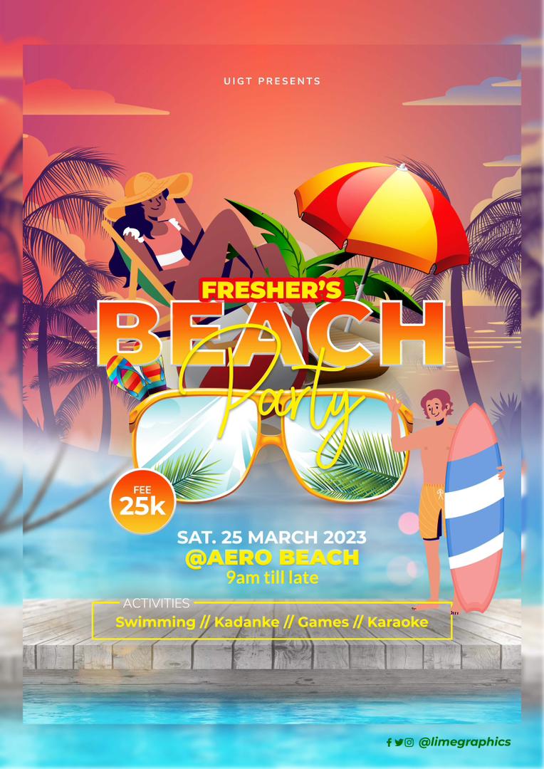 Lati_Graphix's tweet photo. Beach poster ๐คธ๐คธ#graphicdesigning
#latigraphix https://t.co/HUqnXbIrhj