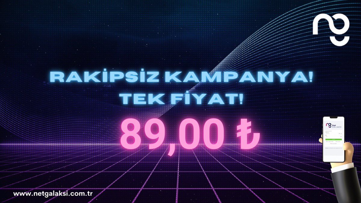 netgalaksi's tweet photo. NetGalaksi'den büyük internet kampanyası

Tüm yalın internet tarifelerimiz 89,00 ₺. 

Sen de NetGalaksi’de yerini al, sana özel ayrıcalıklı internet fırsatlarını kaçırma.

#internet #TurkNet #indirim #kampanya #türktelekom #fiber #istanbul #ttnet https://t.co/1HxUtEbL8N
