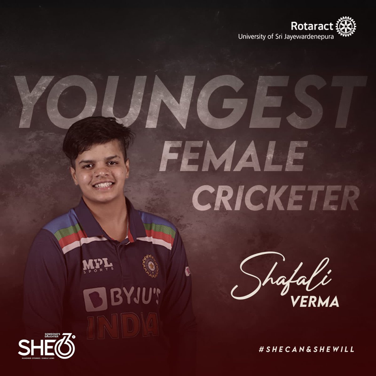 rotaractusjp's tweet photo. She 360 is here with another inspiring story of a young girl whose father went against society to support her.

Facebook: https://t.co/UKIvBdQ3s7
Instagram: https://t.co/gn3gtBxRM3

#She360 #SomeonesDaughter #PublicRelations #RACUSJ #Rotaract #ImagineRotary #LearnServeandStrive https://t.co/rduN5utohg