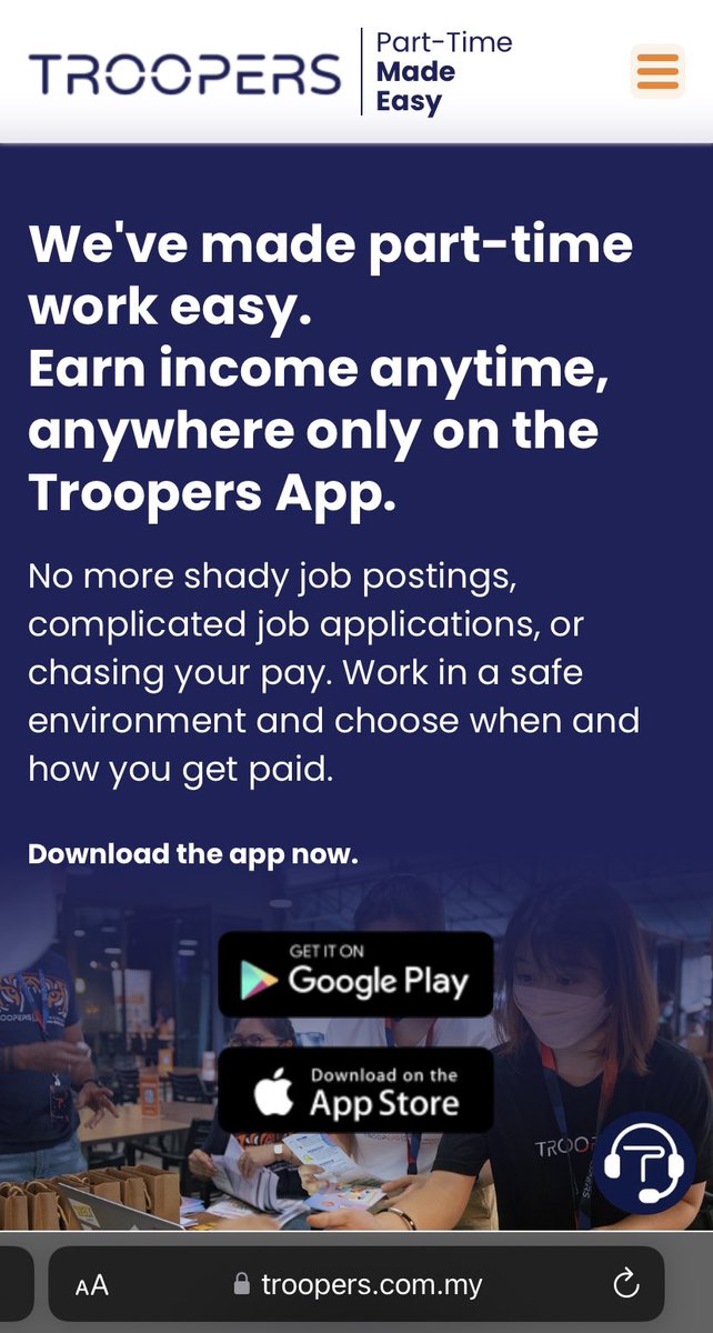 Aku nak share satu “Apps” yang boleh bantu korang untuk buat side job / part time job legit! Korang tak perlu keluar duit untuk cari duit.
. 
Nama Application: Troopers
.
Ini adalah thread yang tak begitu panjang 👇🏼⬇️👇🏼