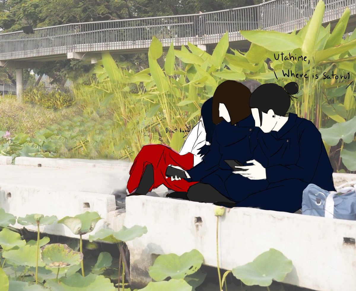 Tsuneeiii's tweet photo. “Bring him up”
“No”

#sashisu + uta https://t.co/DrbZbYj7RE