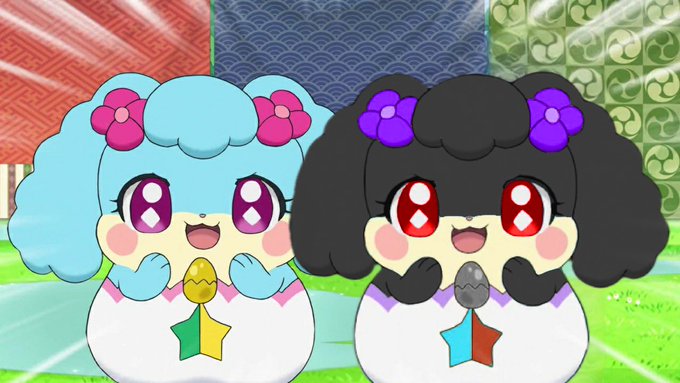 ここたまカンナとカンナの黒髪画像#Cocotama 