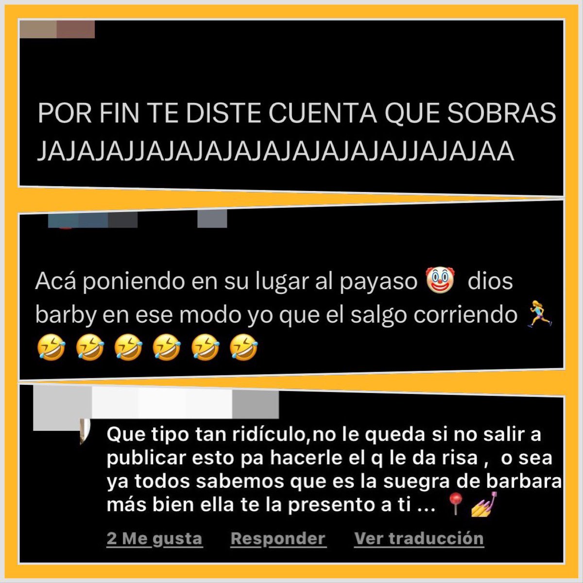 blackarrow92_'s tweet photo. Por andar d ridiculo y 🤡 lo funaron 🤣 hasta qc cansaron en tw e ig.. amigo date cuenta no te vas a ganar a las #JULIANTINAS .. ella ya conocía a la señora serás imb**cil, no intentes limpiar tu imagen con ellas, xq ni likes vas s conseguir, + claro con 2 días de humillación https://t.co/AufvvM6yeG
