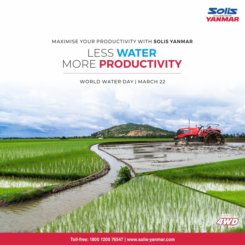 TractorsSolis's tweet photo. On this World Water Day, it's important to acknowledge the crucial role of agriculture in water conservation.
Let's all do our part in conserving water and promoting sustainable agriculture practices. Remember, every drop counts!
#solisyanmar #worldwaterday #puddling #tractor https://t.co/VS5QOeWO3D