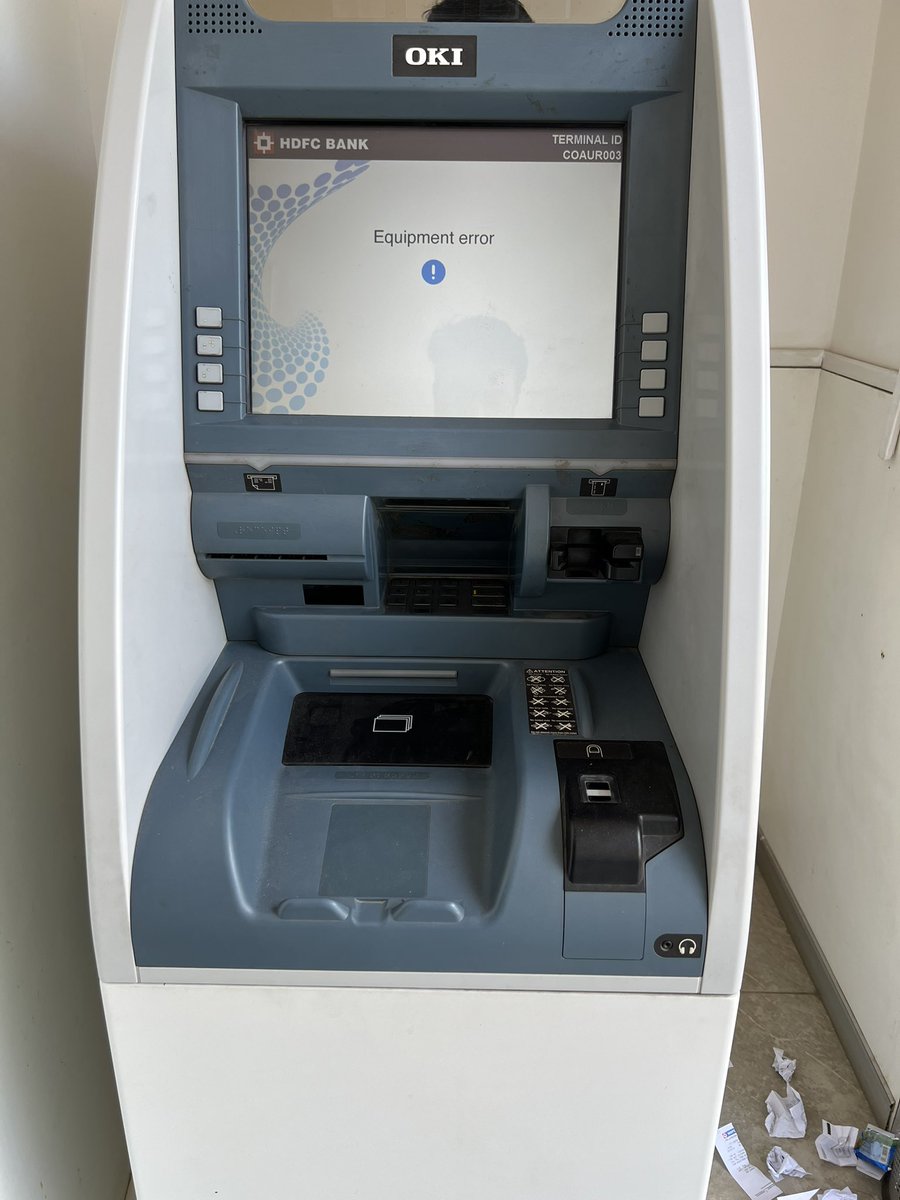 saurabh3796's tweet image. Public holiday is for everyone, even for the machines. Need not to tell you how much loss you are making as of this moment.
TV centre branch and Aakashwani branch 
#cdm #HDFC #hdfcbank #hdfcaurangabad #Aurangabad #Sambhajinagar