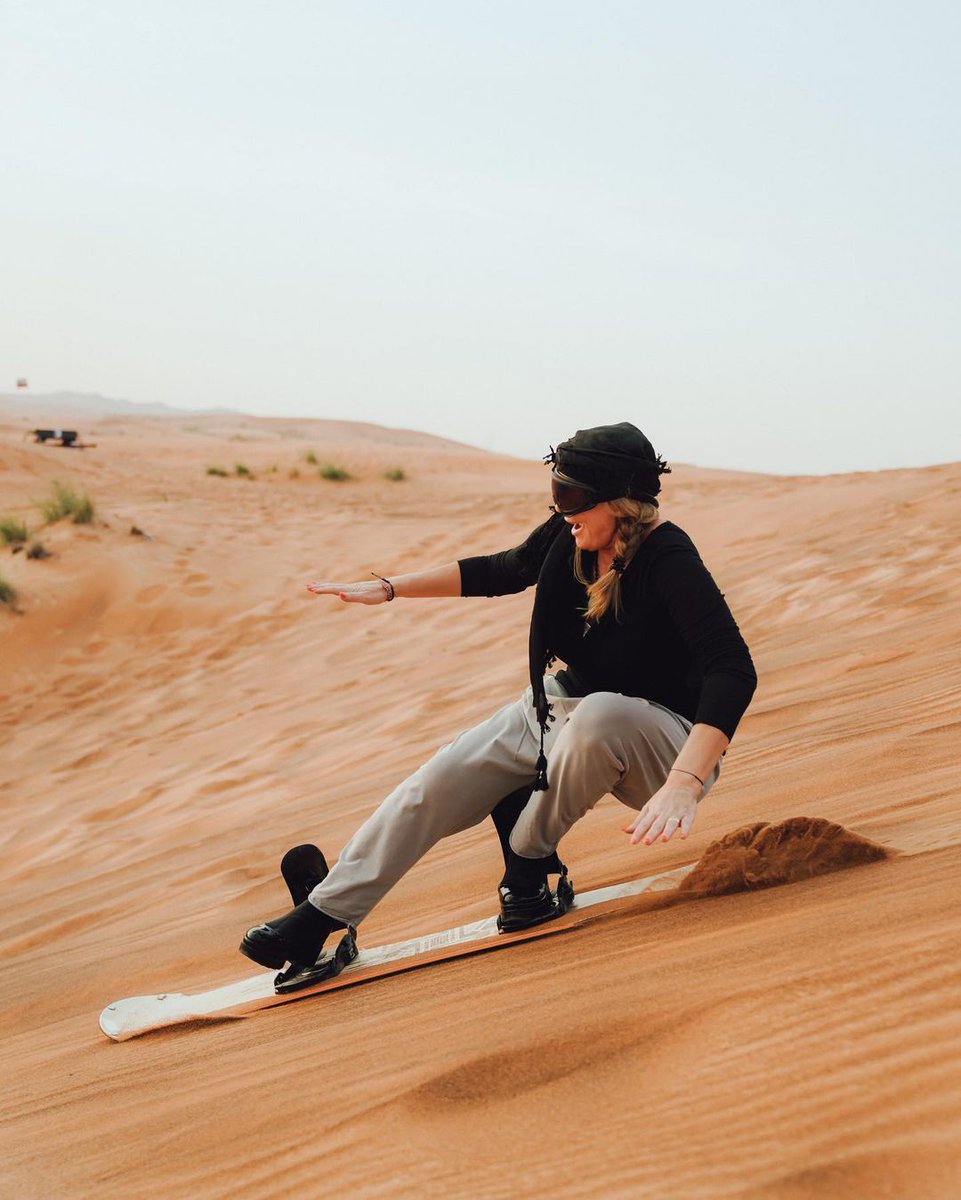 explorertoursae's tweet photo. Strap in and hit the slopes!
Try sandboarding on all of our packages.
#BeAnExplorer #sandboarding #desertadventures https://t.co/c1i6jtmdKZ