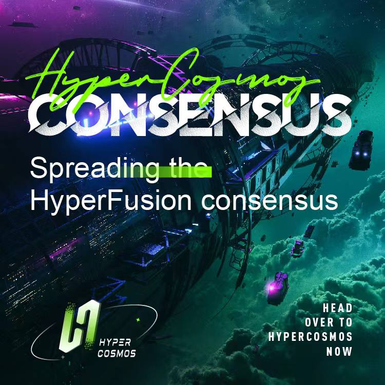 Consensus: the art of finding agreement amidst differences, leading to a shared vision for a better future by spreading the HyperFusion consensus🌠

Explore more: 🪐hypercosmos.net

#HyperCosmos #metaverse #blockchain #crypto #nft #defi #dao #btc #eth