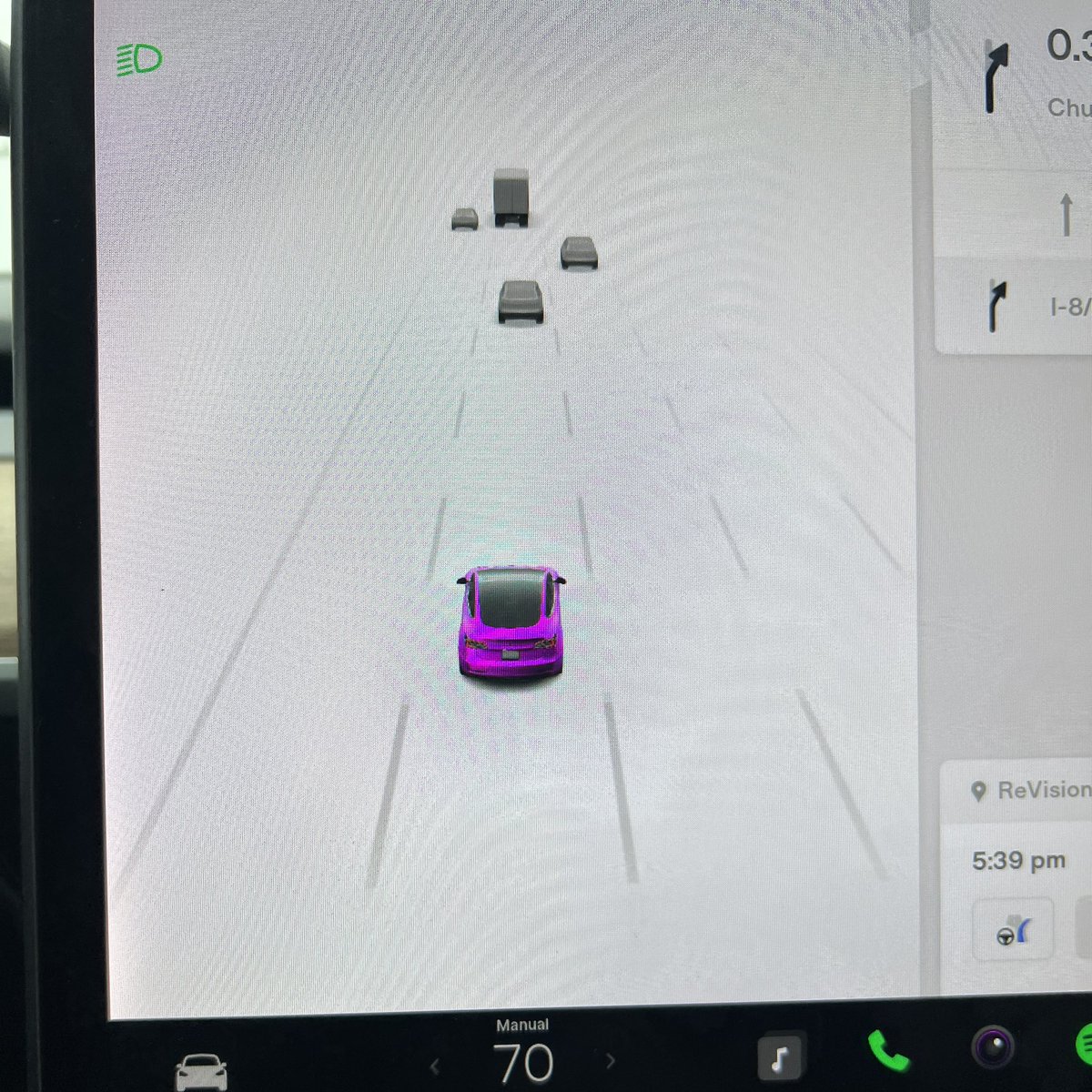 LuisSanTech's tweet photo. @Tesla @elonmusk Can you add a color indicator in the lane visualization screen to identify when I’m following at an unsafe distance? My Unsafe Following percentage is high but don’t feel like I’m tailgating. Thanks! https://t.co/dAue3p1KEO