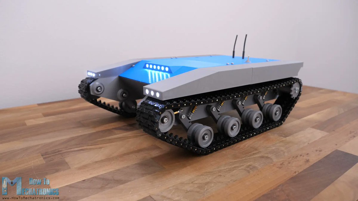 PCBWayOfficial's tweet photo. If you enjoy robotic projects, you will not want to miss out on this one.
This project is a fully 3D Printed TANK / Tracked Robot Platform by @ How To Mechatronics (YT).
- PCB part by @PCBWayOfficial
- Full tutorial: https://t.co/DgtJ3s4lXO
#pcb #pcbway #robot #Atmega2560 https://t.co/CjgAHs8rVe