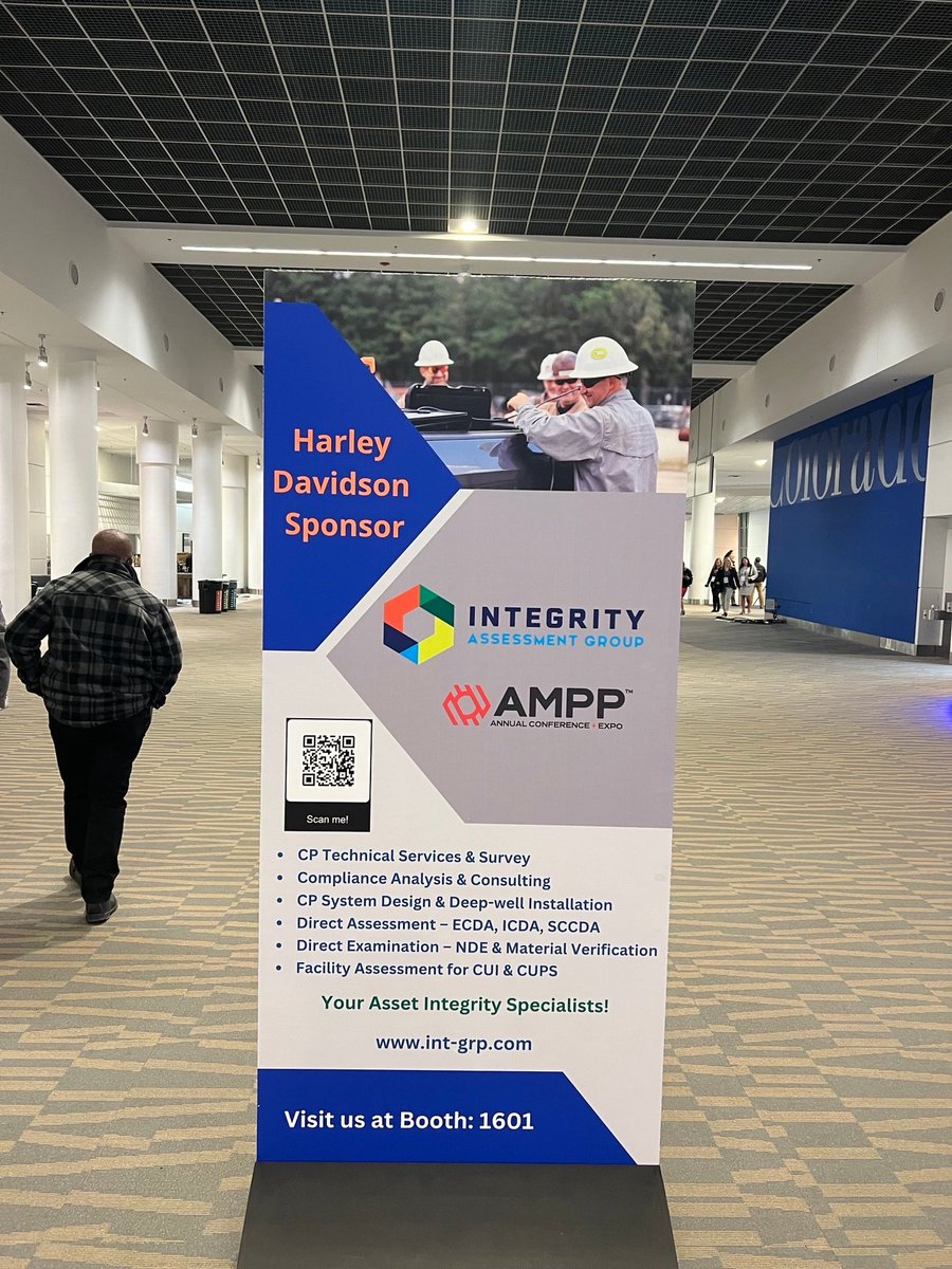 IntegrityAGrp's tweet photo. Integrity Assessment Group has represented HUGE at the 2023 AMPP Conference in Denver, Colorado. Tomorrow is your last chance to win the Harley Davidson motorcycle, and the IAG Artic Cooler! Booth 1601

#IAG #integrityassessmentgroup #AMPP #conference #Denver #turnkeysolutions https://t.co/ECuHBsGMju