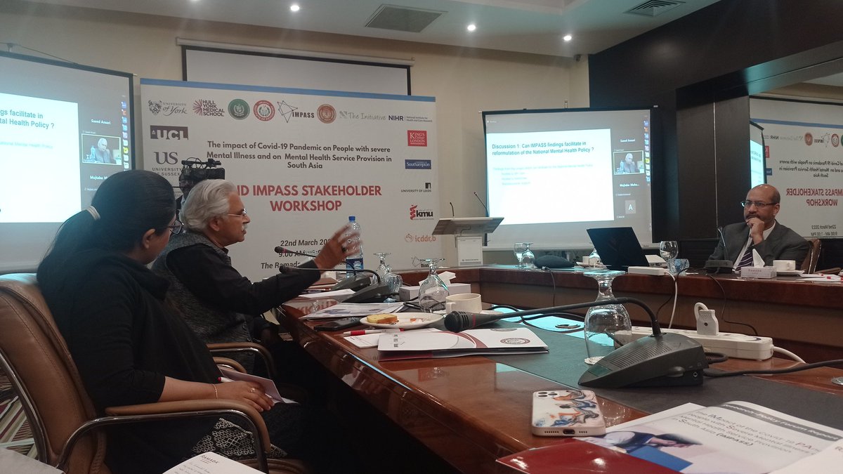 kousar_ishaq's tweet photo. Dr. Zafar Mirza discussing the national mental health policy. 

2nd IMPASS Stakeholders workshop.
#IMPASS 
@theinitiativepk
@Pakistanimpact https://t.co/rgQGT6Il7N