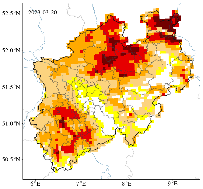 Trotz eines regenreichen Winter in NRW ist der Boden immer noch zu trocken🌍 Wasser ist lebenswichtig.   Wir brauchen dringend einen bundeseinheitlichen Rahmen, um  ein mit der Branche abgestimmtes regionales Bewässerungsmanagement zu schaffen. #tagdeswassers Grafik <a href="/UFZ_de/">UFZ</a>