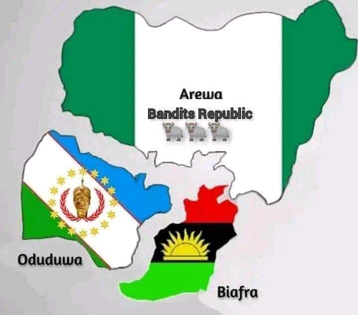 DeDonFranc's tweet photo. Remember that all through Nigêria history, there've been tyraŋts & murderęr§, & for a time, they seem invincible.
Now, it's visible. They're fulani terr0rist caliphate & @GOVUK who're kïłłi*g the Igbos in Biafraland
#NigêriaMustDivide & #BiafraMustBeRestored.
@MachuksO @NKUMEH https://t.co/k9a3CjitOu