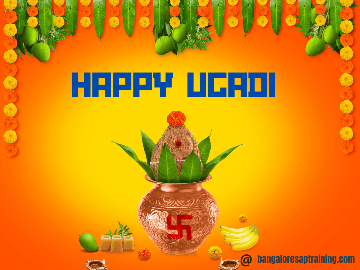 saptrainingbtm's tweet photo. This Ugadi, I wish you a life filled with peace, cheer and laughter. https://t.co/n7F60JJU56