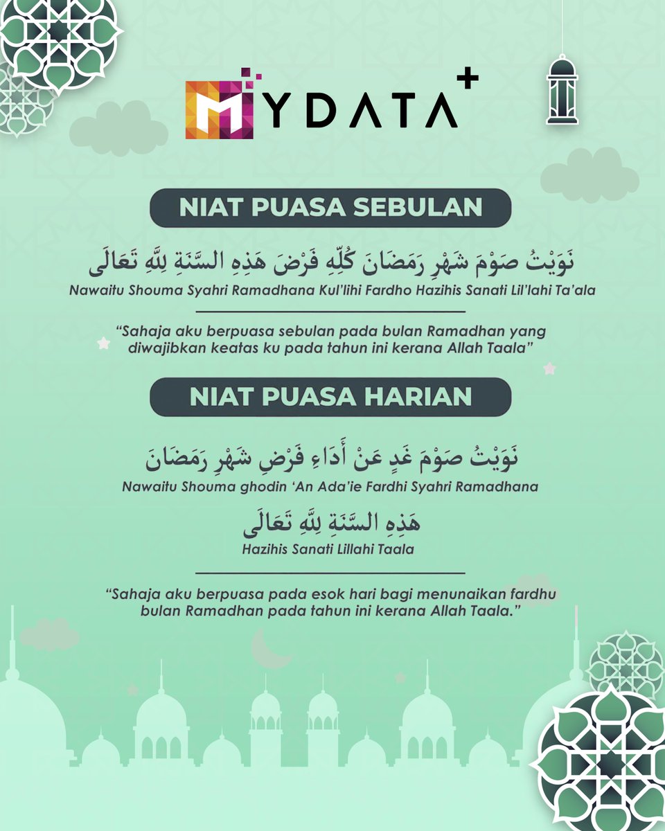 mydataplus's tweet image. 🌙 Selamat Menyambut Ramadan 1444 H. Semoga kita semua dapat melakukan amal kebaikan di bulan suci ini ✨

#bigdataworks #mydatassm #ssm #iusemydata #mydatawish #mydataplus #mydatacorpso #digitalcosec