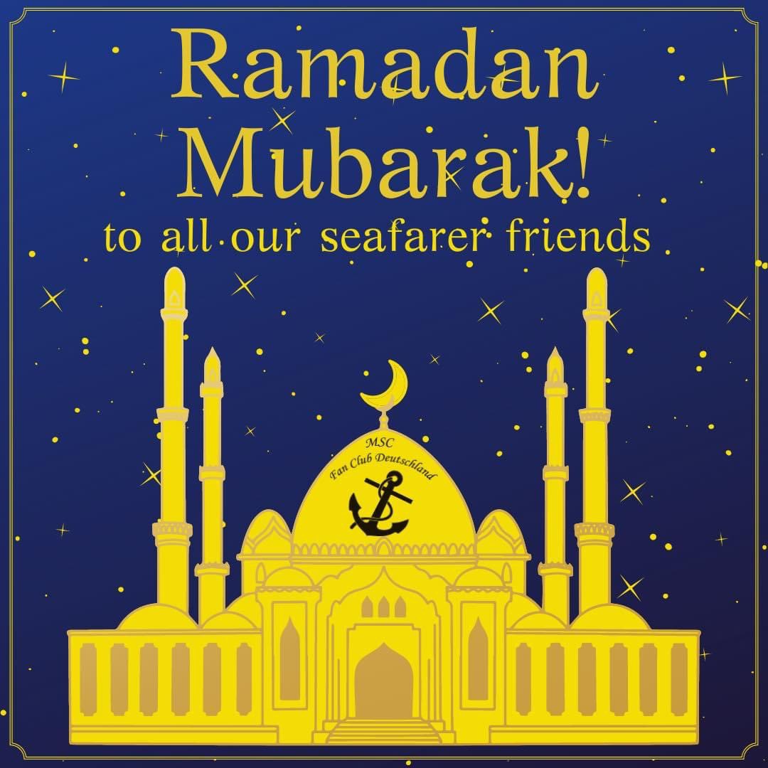 Wir wünschen allen Muslimen ein gesegnetes und frohes Ramadan-Fest.🌙🕋🕌📿📖
#Ramdan  #Msc #RamadanKareen #RamadanMubarak #MSCKreuzfahrten