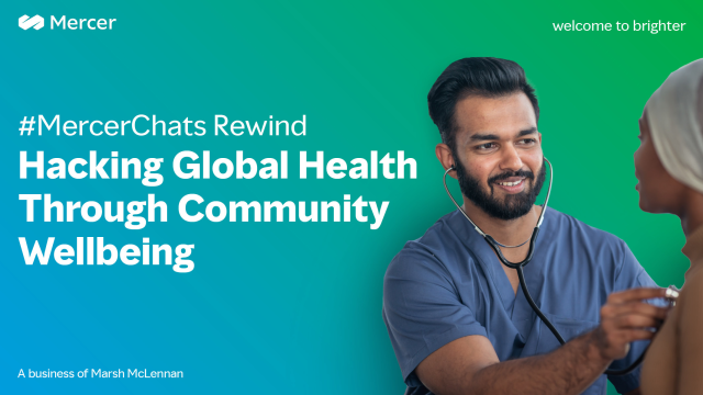 Community #health and inaccessible #healthcare is a growing global concern. Leading voices like @JolaBurnett, @iangertler, @slupusho & others share insights on ways employers and governments can promote #wellbeing in @GuzmanD's #MercerChats REWIND. bit.ly/3Jxawe1
