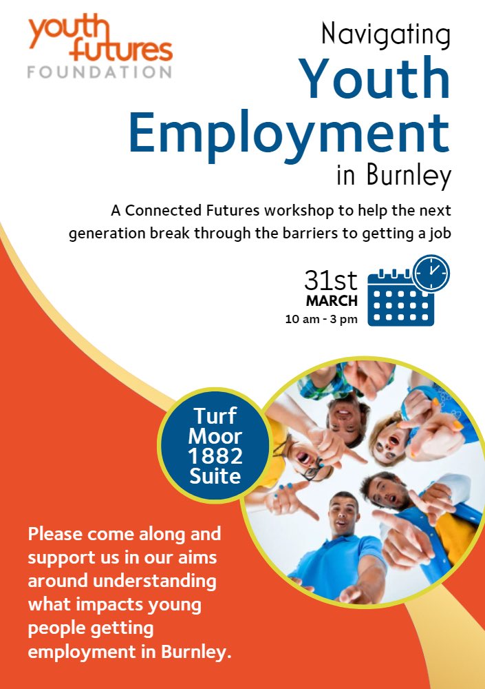 Are you working within youth employment services in Burnley, or an employer that wants to understand more about young people getting into work? If so please join us at our workshop next week where we can collectively explore this. RSVP or to know more: showarth@calico@org@uk