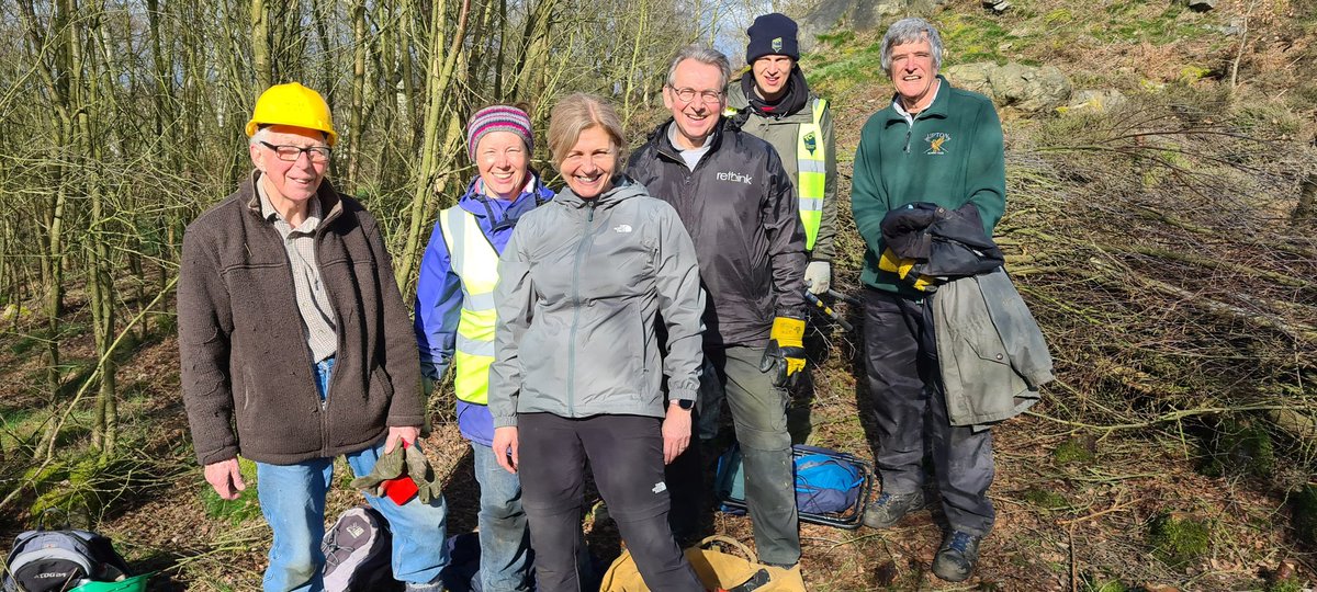 nibbynobbs's tweet photo. @TCVtweets great day spent yesterday at Bardon Hill clearing shrub to make way for the heathers/bilberry to grow back and attract the wildlife to the area!
#savethebees 
#WildlifeConservation 
#volunteering https://t.co/lMu7Nxu51j