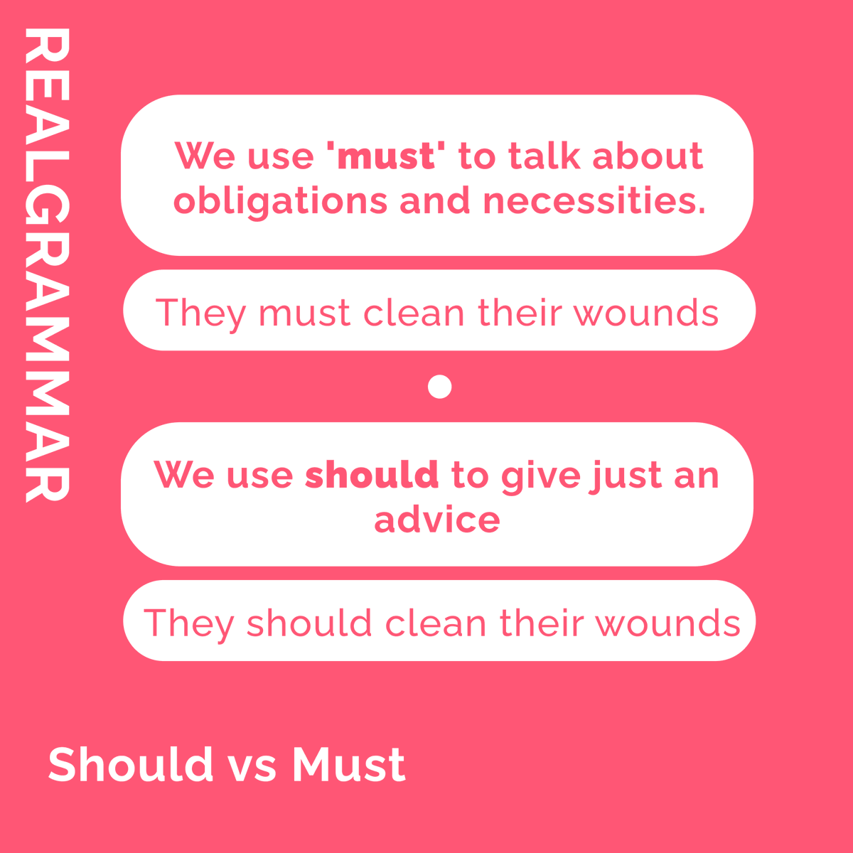 realcool_online's tweet image. New GRAMMAR for you! Do you like such posts?
.
.
.
.
.
.
.
.
#reallycool #realgrammar #english #englishonline #nglishteacher #must #should #motivation #learning #quotes