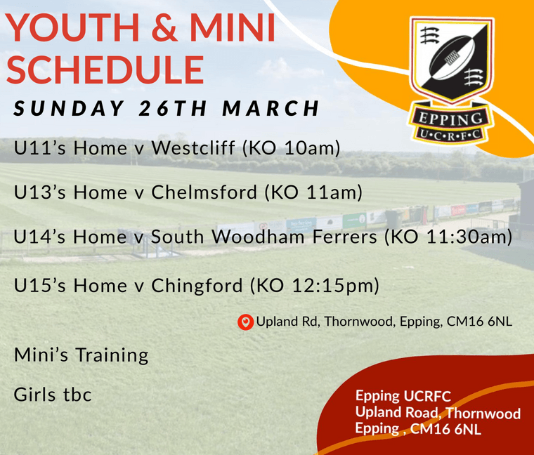 Youth &amp; Mini Schedule #Pitchero
eppingucrfc.com/news/youth-min…