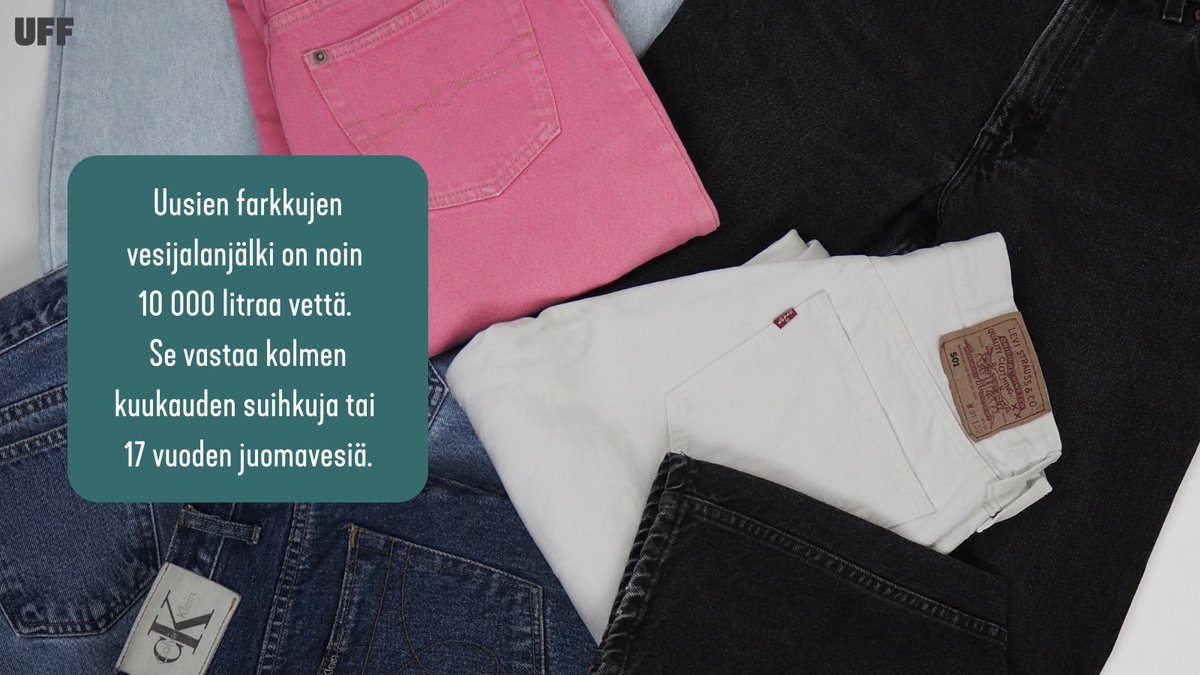 Hyvää #MaailmanVesipäivä'ä! Me kaikki voimme vaikuttaa tulevaisuuteen käyttämällä vettä vastuullisesti. Vaatteiden kierrättäminen ja käytettynä ostaminen vähentää osaltaan vesien kuormittumista ja tukee makean veden riittävyyttä. ♻️ ❤️ 🌍

#kiertotalous #WorldWaterDay