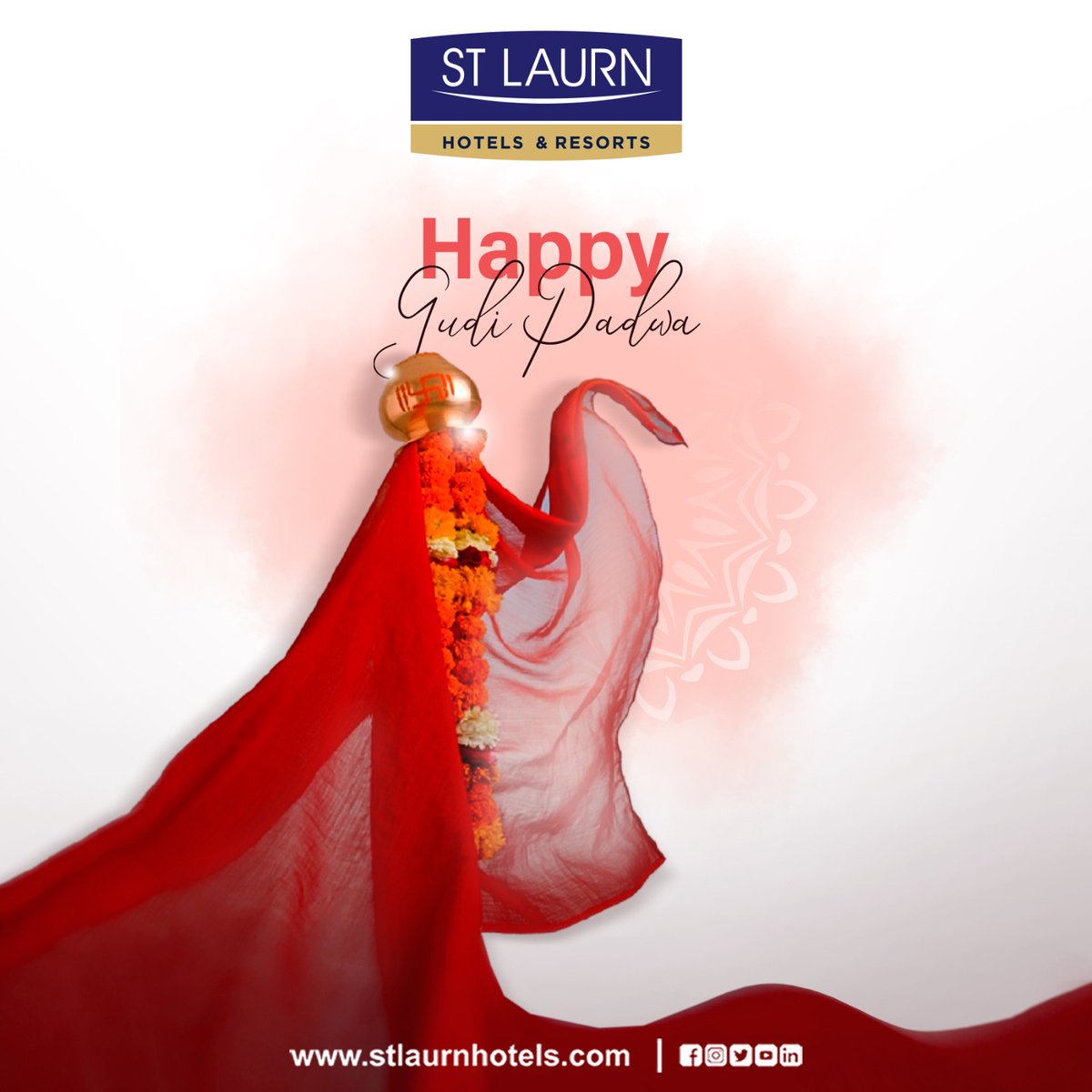 StLaurn_'s tweet photo. St Laurn Hotels & Resorts wishes you all a Happy Gudi Padwa. Reserve your room now!
Phone: 8484085123
Email: reservations@stlaurnhotels.com
#gudipadwa2023
#KoregaonPark
#HotelsinShirdi
#HotelsinPune
#PuneHotels
#Hotels
#Resorts https://t.co/TuIKlMacmX