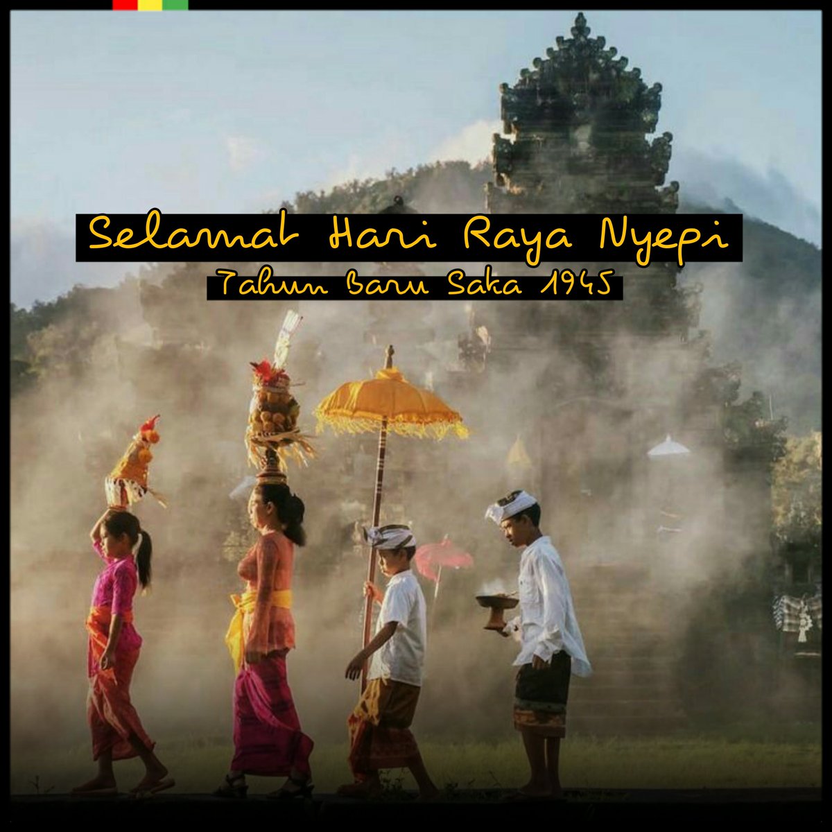Selamat Hari Raya Nyepi!
Hari yang penuh ketenangan dan introspeksi untuk kita semua. Mari rayakan hari ini dengan memperdalam makna kebersamaan dan kehidupan yang harmonis dengan alam sekitar. 🙏🧘‍♂️🙏