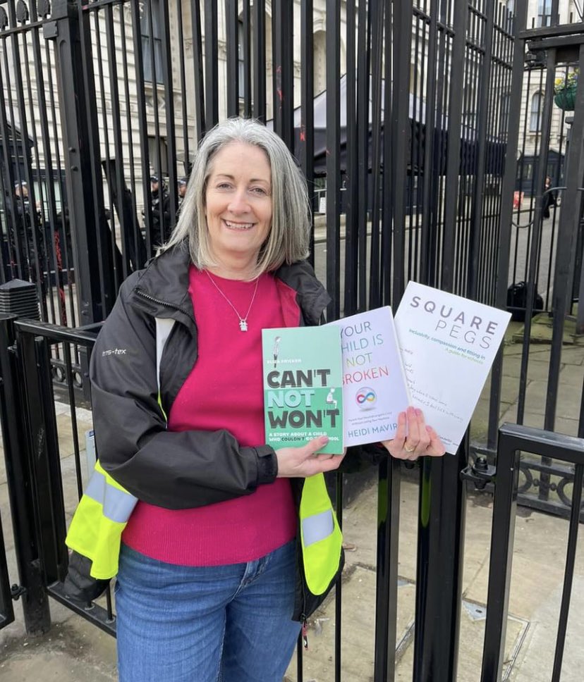 There are those who won’t want to be challenged by our work (yesterday I was reminded of this) so seeing <a href="/stephstwogirls/">Steph’s Two Girls</a> taking our books to Downing Street was what I needed to see. 

We will share our stories.
We will have our voice. 
Let’s share and connect.
❤️
<a href="/teamsquarepeg/">Square Peg</a>