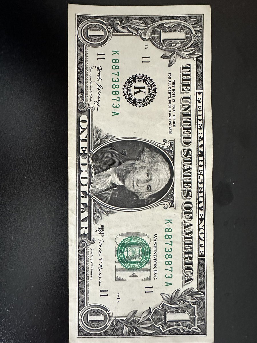 CardsCcc's tweet photo. Repeater serial number very rare one in over a million $50.00 https://t.co/fsLnwjd4ZA